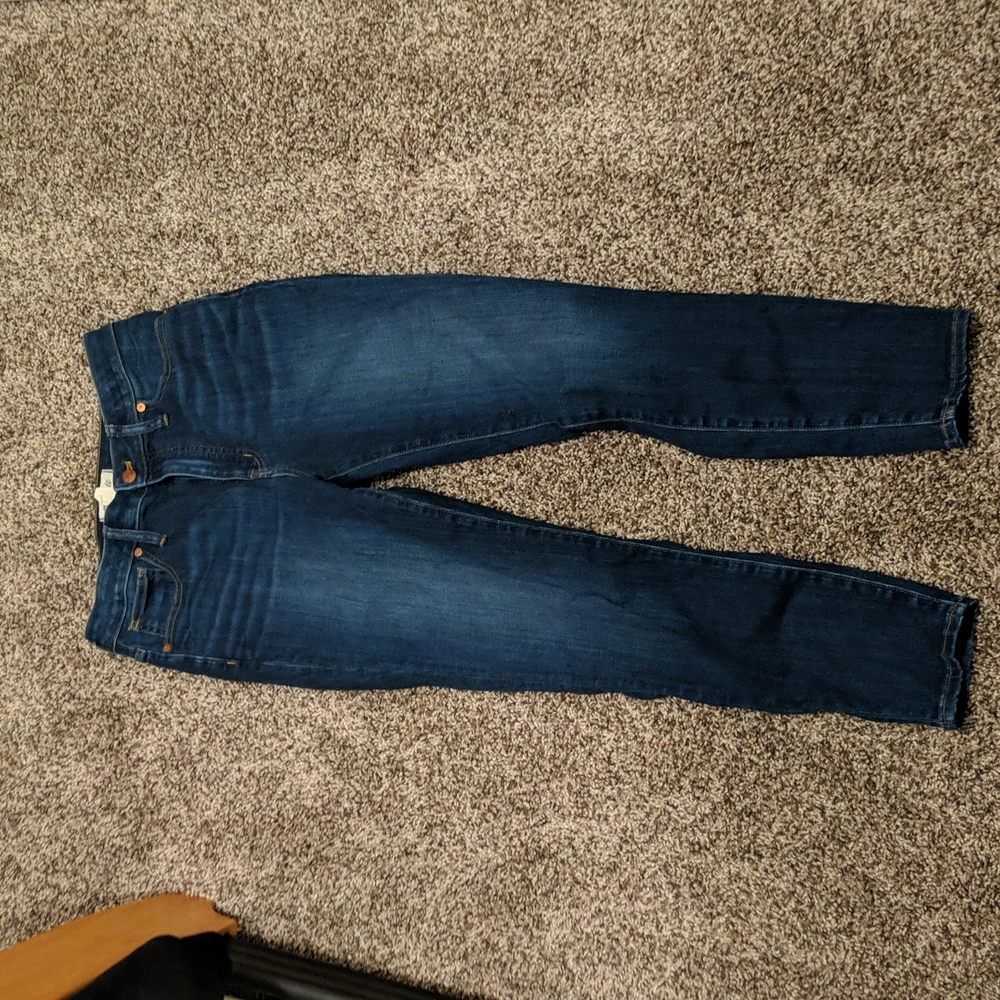 Madewell curvy high rise skinny jeans